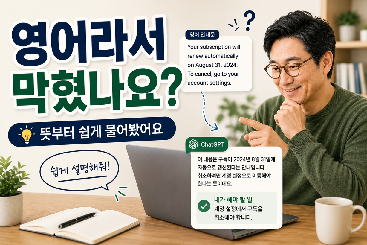 영어가 막힐 때 | ChatGPT로 쉽게 이해하기