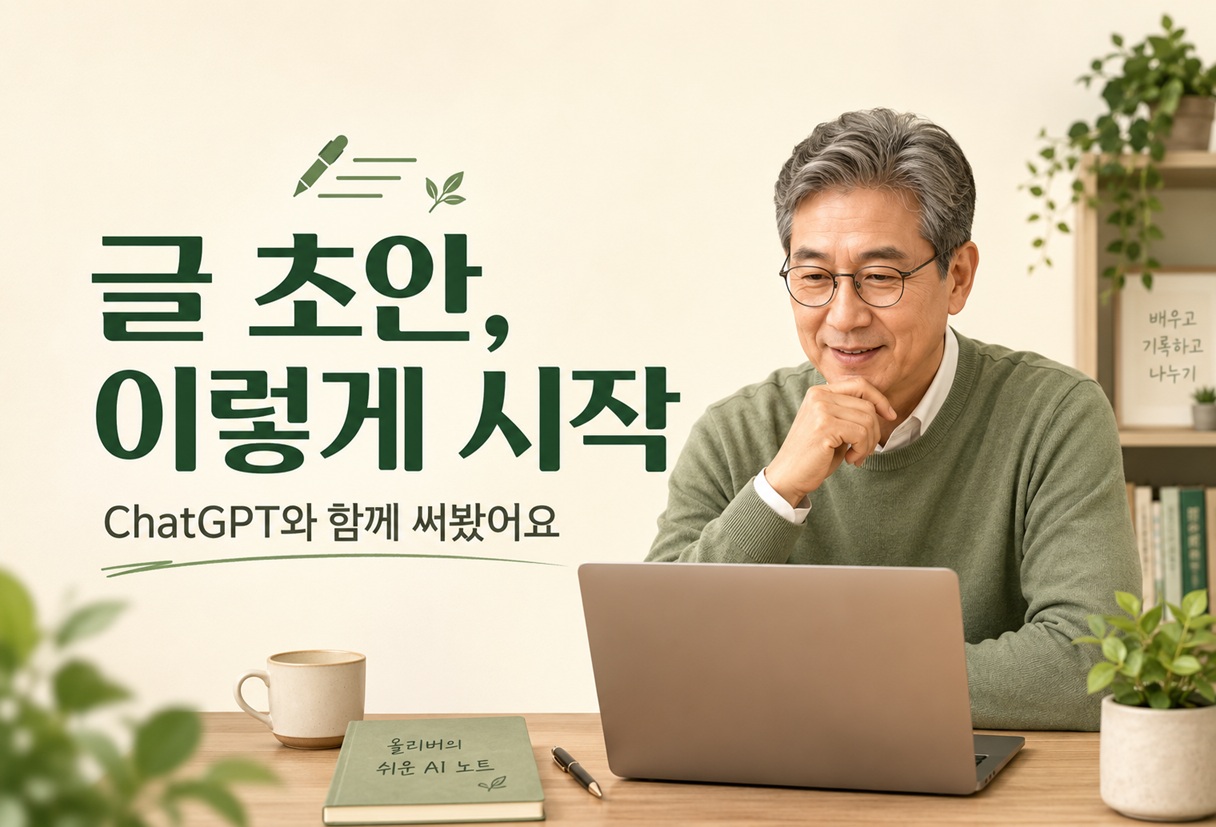 ChatGPT로 블로그 글 초안 만드는 방법