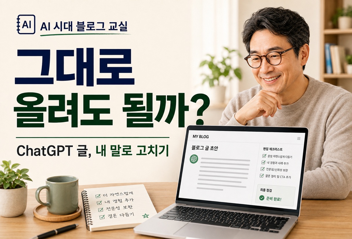 ChatGPT가 써준 글, 그대로 올려도 될까?