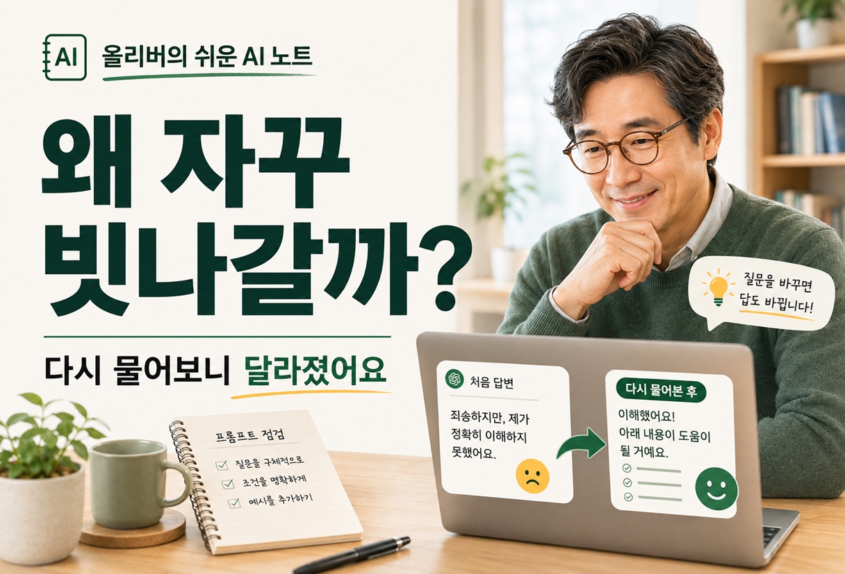 ChatGPT가 자꾸 엉뚱하게 답할 때 | 다시 질문하는 방법