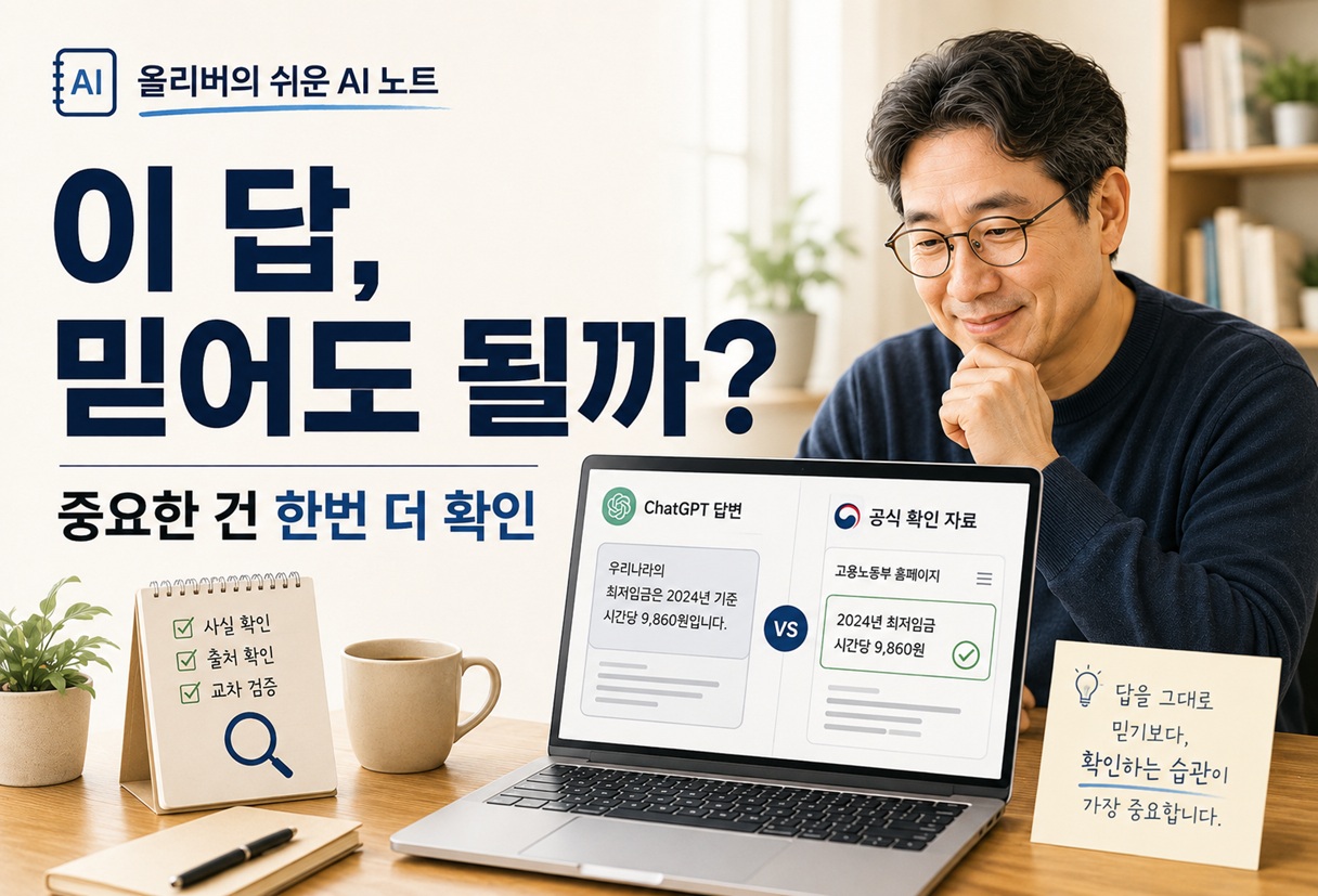 ChatGPT 답, 믿어도 될까? | 다시 확인하는 법