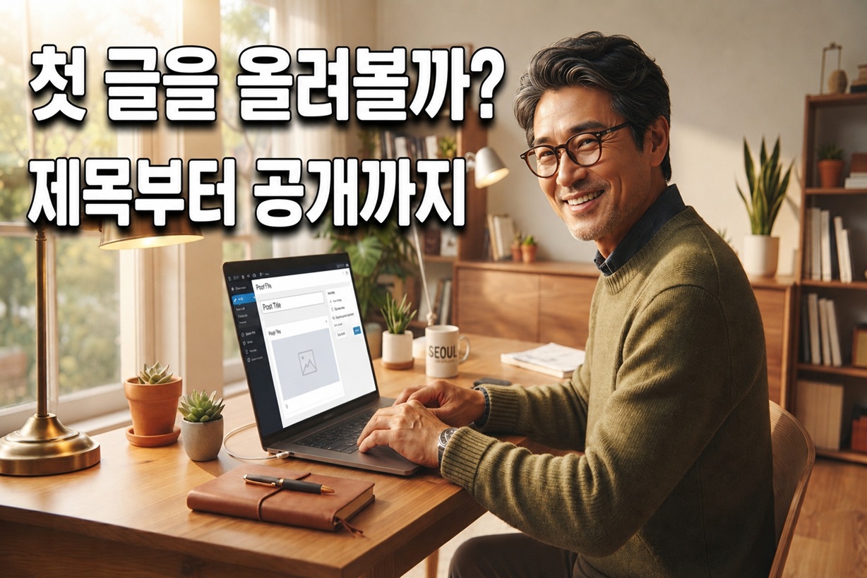 워드프레스 첫 글 | 작성부터 공개까지