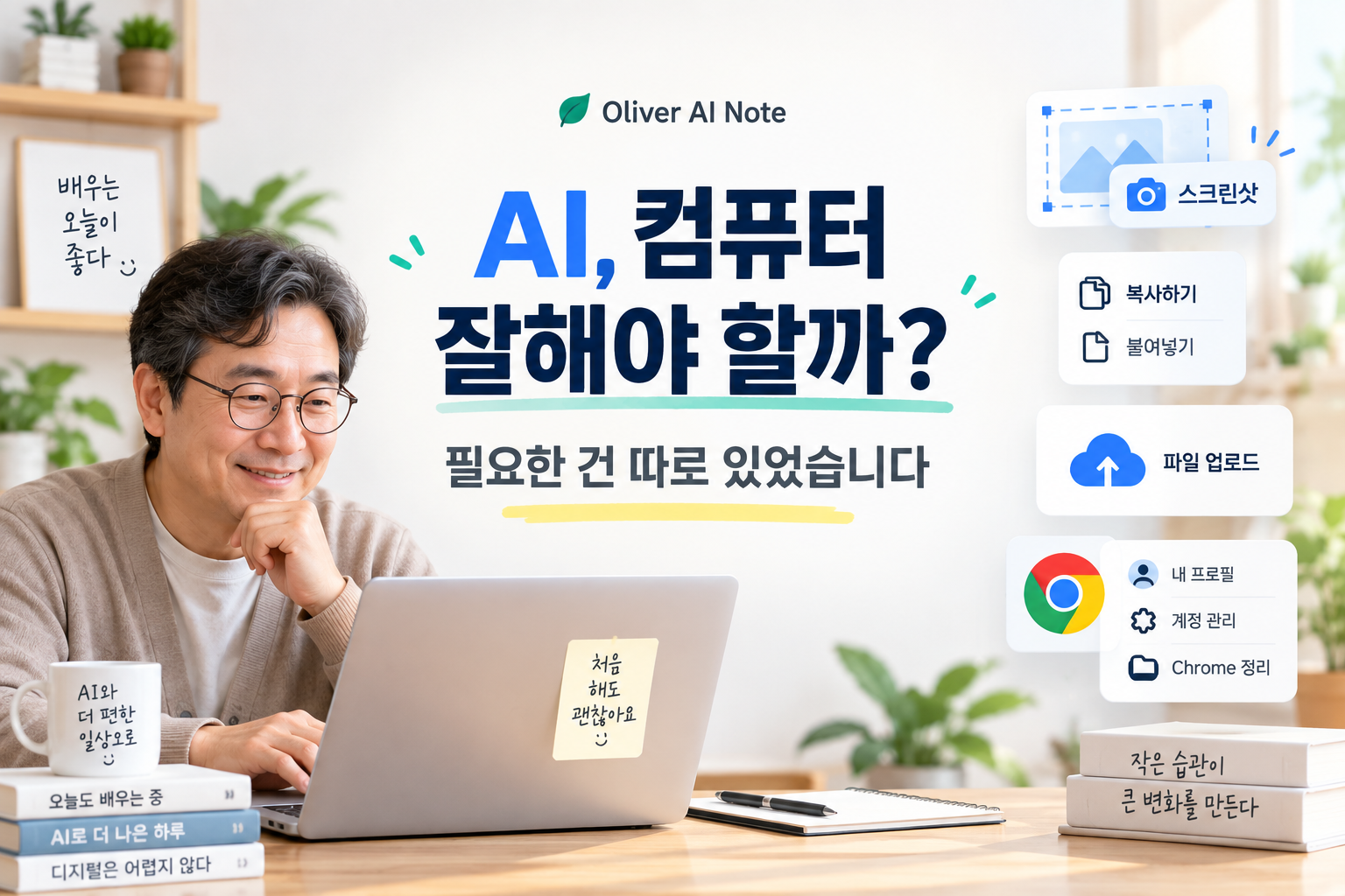 AI 쓰려면 컴퓨터를 잘해야 할까?